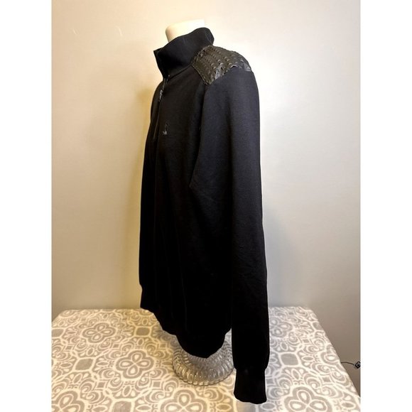 Giorgio di Mare Yachting Collection quarter Zip Pullover Black Jacket, Large EUC - Picture 4 of 16